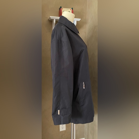 Relativity Lightweight Jacket, Solid Black, full Zipper Front Small Relaxed Fit - Picture 14 of 14